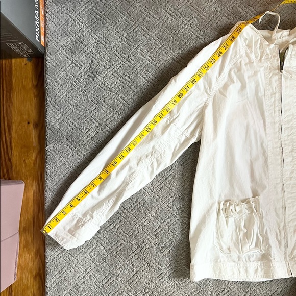 Old Navy 100% Cotton White Jacket Large - Picture 10 of 11